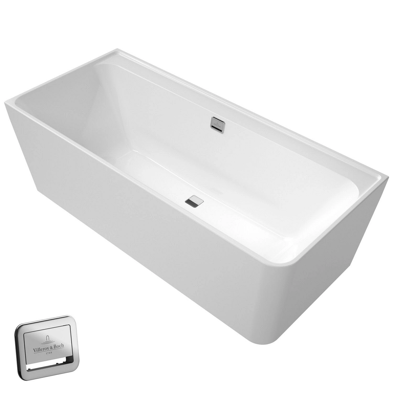 Villeroy & Boch Collaro Vorwand-Badewanne Duo 179 X 79 Cm Für Eckeinbau Links 3 Villeroy & Boch Collaro Vorwand-Badewanne Duo 179 X 79 Cm Für Eckeinbau Links