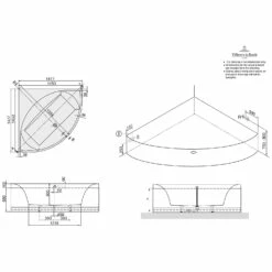 Villeroy & Boch Squaro Eck-Badewanne 145 X 145 Cm -Badezimmer Verkaufs-Shop hersteller villeroy boch badewannen eck squaro 4703453