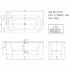 Villeroy & Boch Loop & Friends Oval Duo Freistehende Badewanne 180 X 80 Cm 7 Villeroy & Boch Loop & Friends Oval Duo Freistehende Badewanne 180 X 80 Cm -Badezimmer Verkaufs-Shop hersteller villeroy boch badewannen freistehend loop 4703090