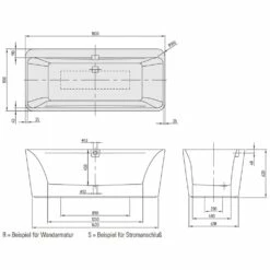 Villeroy & Boch Squaro Edge 12 Excellence Duo Badewanne 180 X 80 Cm Freistehend Mit Wasserzulauf 10 Villeroy & Boch Squaro Edge 12 Excellence Duo Badewanne 180 X 80 Cm Freistehend Mit Wasserzulauf -Badezimmer Verkaufs-Shop hersteller villeroy boch badewannen freistehend squaro 864029