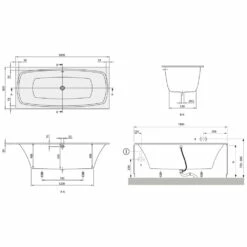 Villeroy & Boch My Art Duo Badewanne 180 X 80 Cm 7 Villeroy & Boch My Art Duo Badewanne 180 X 80 Cm -Badezimmer Verkaufs-Shop hersteller villeroy boch badewannen rechteck my 617330