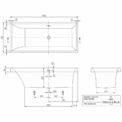 Badezimmer Verkaufs-Shop -Badezimmer Verkaufs-Shop hersteller villeroy boch badewannen rechteck squaro 4701728