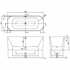 Villeroy & Boch Finion Freihstehende Badewanne 170 X 70 Cm Mit Wasserzulauf 7 Villeroy & Boch Finion Freihstehende Badewanne 170 X 70 Cm Mit Wasserzulauf -Badezimmer Verkaufs-Shop hersteller villeroy boch finion badewanne freihstehende 1991038
