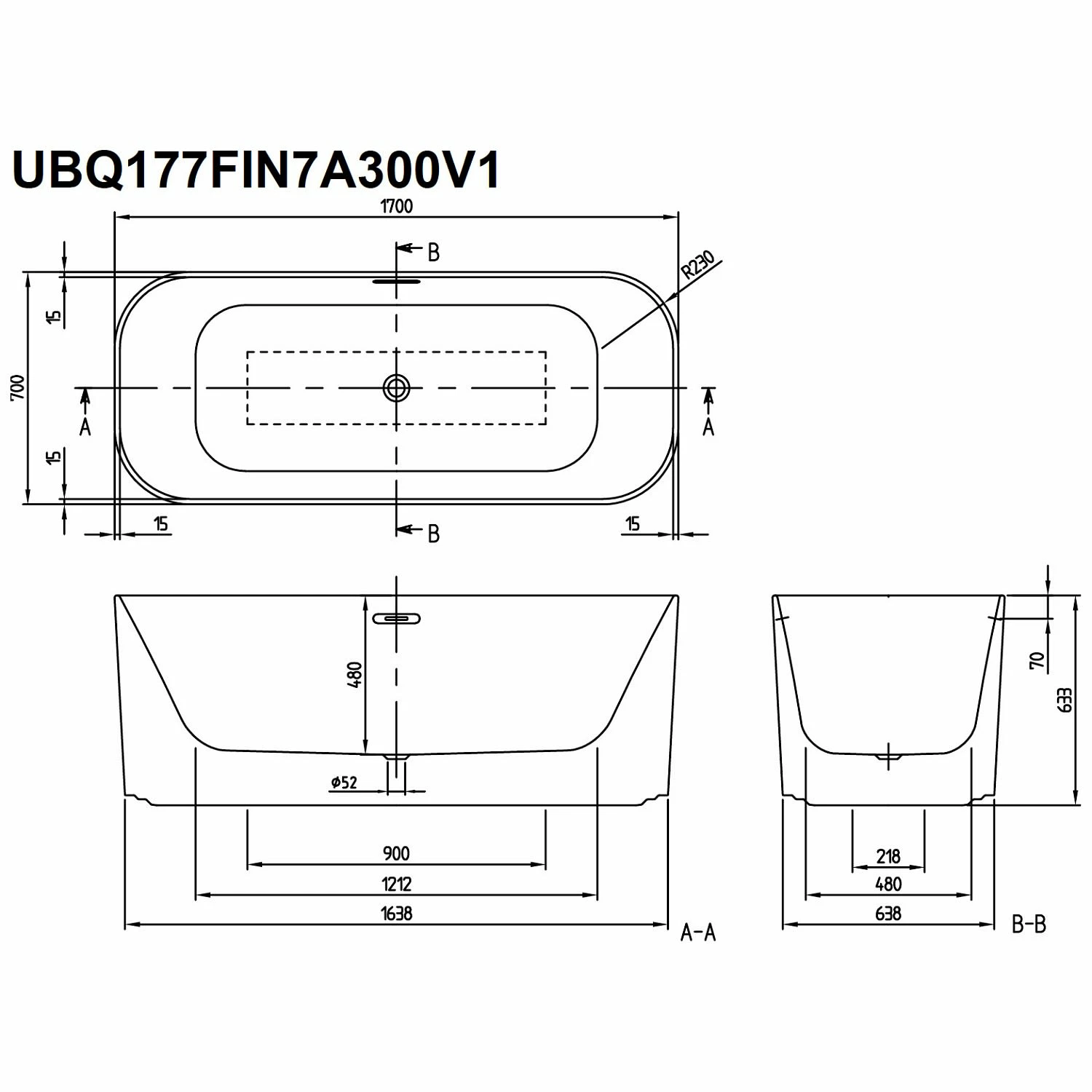 Villeroy & Boch Finion Freistehende Badewanne 170 X 70 Cm Mit Design-Ring, Emotion-Funktion 6 Villeroy & Boch Finion Freistehende Badewanne 170 X 70 Cm Mit Design-Ring, Emotion-Funktion – Bild 4