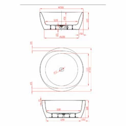 Hoesch ISensi Rundbadewanne 150 Cm, Freistehend 7 Hoesch ISensi Rundbadewanne 150 Cm, Freistehend -Badezimmer Verkaufs-Shop hoesch badewannen und whirlpools freistehende isensi 11629017