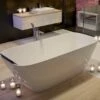 Hoesch Lasenia Oval-Badewanne 170 X 75 Cm Freistehend Mit Niedriger Einbauhöhe -Badezimmer Verkaufs-Shop hoesch badewannen und whirlpools freistehende lasenia 6920267