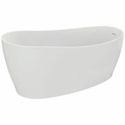 Ideal Standard Around Freistehende Körperform-Badewanne 180 X 85 Cm, Inkl. Ab- Und Überlauflaufgarnitur