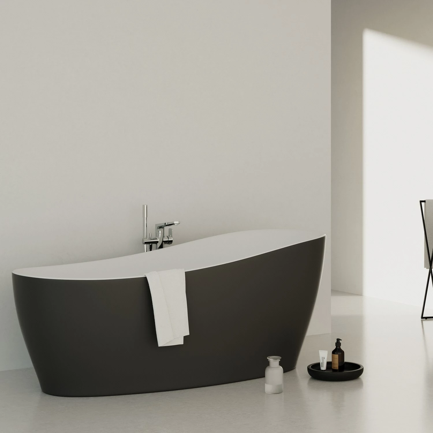 Ideal Standard Around Freistehende Körperform-Badewanne 180 X 85 Cm, Inkl. Ab- Und Überlauflaufgarnitur 7 Ideal Standard Around Freistehende Körperform-Badewanne 180 X 85 Cm, Inkl. Ab- Und Überlauflaufgarnitur – Bild 5