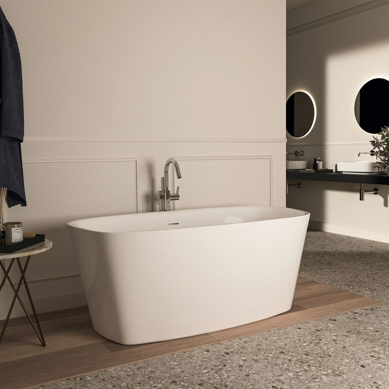 Ideal Standard Dea Freistehende Oval-Badewanne 150 X 75 Cm 7 Ideal Standard Dea Freistehende Oval-Badewanne 150 X 75 Cm – Bild 5