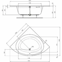 Ideal Standard I.life Eck-Badewanne 140 X 140 Cm 9 Ideal Standard I.life Eck-Badewanne 140 X 140 Cm -Badezimmer Verkaufs-Shop ideal standard badewannen life eck 140 11024257
