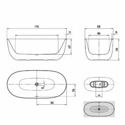 Kaldewei MEISTERSTÜCK OYO DUO 1051 Badewanne Mit Perleffekt Und Vollantislip, Ohne Überlauf, Ablaufdeckel Emailliert -Badezimmer Verkaufs-Shop kaldewei badewannen meisterstuecke oyo duo 1051 10799057