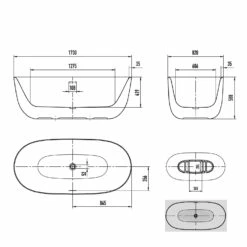 Kaldewei MEISTERSTÜCK OYO DUO 1051 Badewanne Mit Perleffekt Und Vollantislip, Mit Überlauf, Ablaufdeckel Emailliert -Badezimmer Verkaufs-Shop kaldewei badewannen meisterstuecke oyo duo 1051 10799093