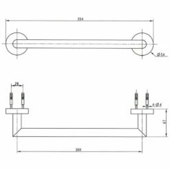Kronenbach Lima 2.0 Black Wannengriff
