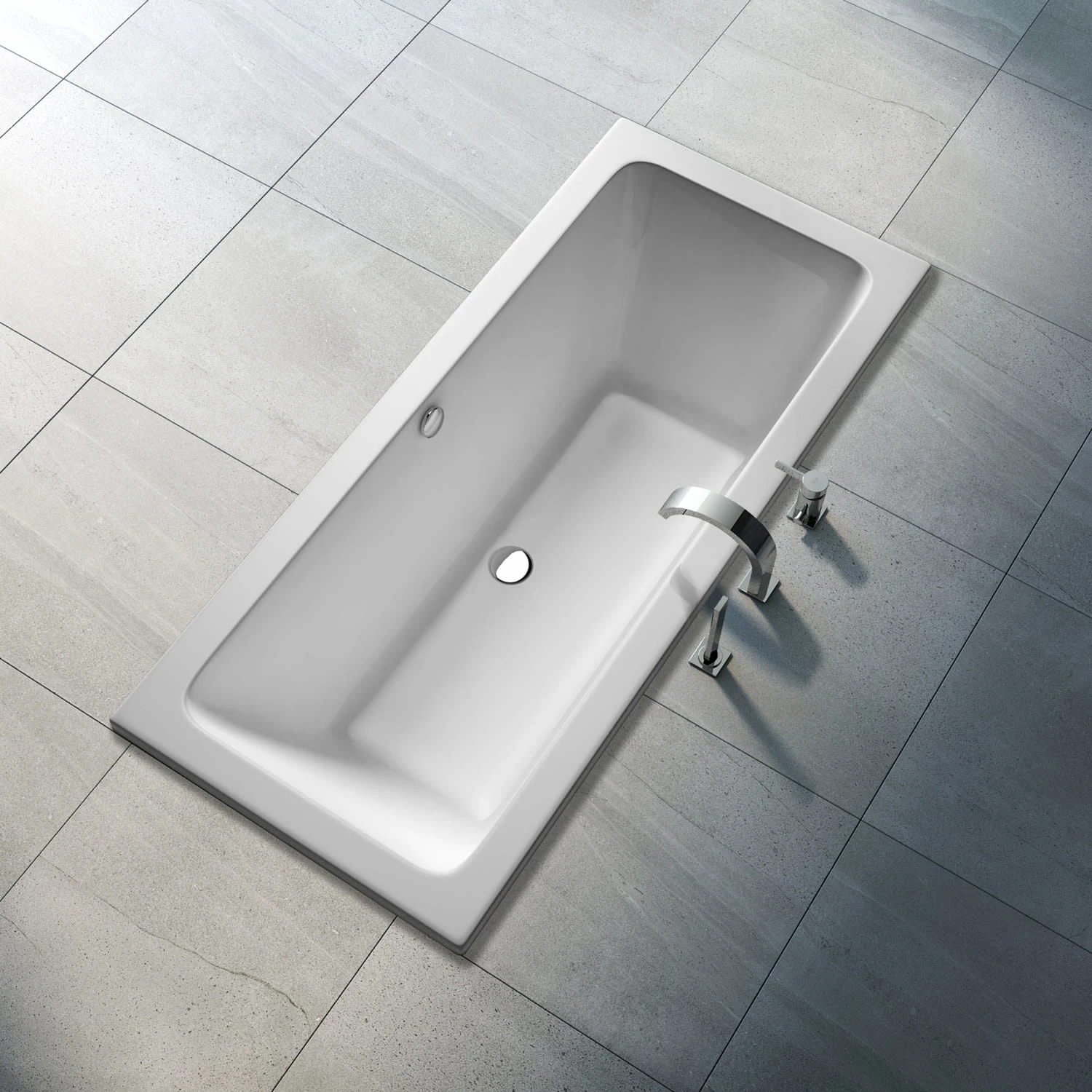 Kronenbach Cube Duo-Badewanne 180 X 80 Cm 3 Kronenbach Cube Duo-Badewanne 180 X 80 Cm