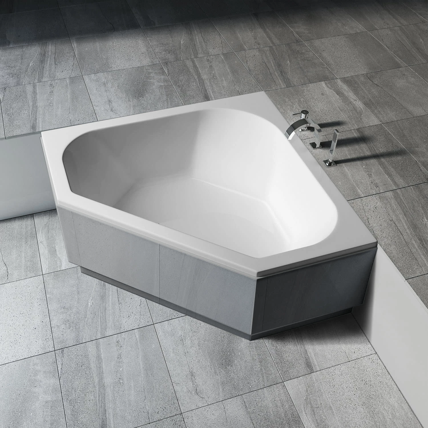Kronenbach Cube Eckbadewanne 145 X 145 Cm 3 Kronenbach Cube Eckbadewanne 145 X 145 Cm