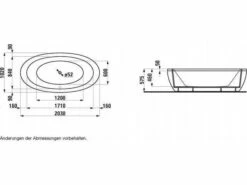 LAUFEN Alessi Badewanne Freistehend 204 X 102 Cm -Badezimmer Verkaufs-Shop laufen il bagno alessi 24197 badewanne 204 102 cm 1603773