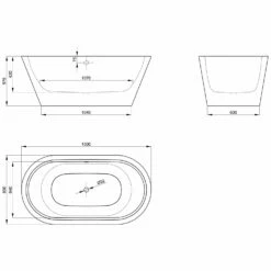 Bette Starlet Oval Silhouette Badewanne 150 X 80 Cm Inkl. Ablaufgarnitur -Badezimmer Verkaufs-Shop marken bette badewannen freistehende badewannen starlet oval silhouette 7967665