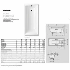 Kaldewei Puro 683 Badewanne 160 X 70 Cm Mit Vollantislip