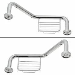 Sky Haltegriff Mit Seifenkorb -Badezimmer Verkaufs-Shop marken megabad profi collection bad accessoires 9139358