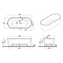 Pianura Valentina Badewanne Oval Freistehend 180 X 80 Cm Mit Schürze Und Verdecktem Überlauf 11 Pianura Valentina Badewanne Oval Freistehend 180 X 80 Cm Mit Schürze Und Verdecktem Überlauf -Badezimmer Verkaufs-Shop pianura badewannen valentina oval freistehend 180 12494648