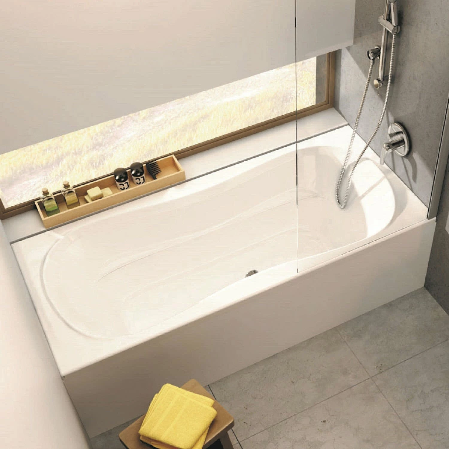 RAVAK Campanula II Rechteckige Badewanne 180 X 80 Cm 4 RAVAK Campanula II Rechteckige Badewanne 180 X 80 Cm – Bild 2