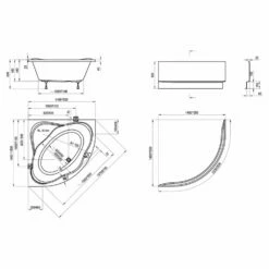 RAVAK New Day Asymmetrische Badewanne 140 X 140 Cm 9 RAVAK New Day Asymmetrische Badewanne 140 X 140 Cm -Badezimmer Verkaufs-Shop ravak badewannen new day asymmetrische 140 4377149