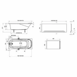 RAVAK Vanda II Badewanne 160 X 70 Cm, Rechteckig 7 RAVAK Vanda II Badewanne 160 X 70 Cm, Rechteckig -Badezimmer Verkaufs-Shop ravak badewannen vanda ii 160 x 4377248