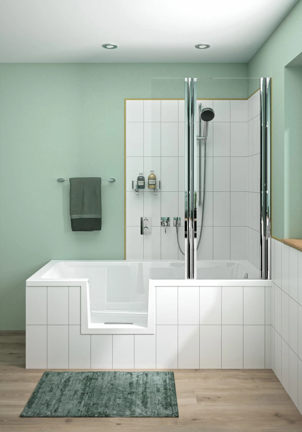 Repabad Livorno Mono Easy Duschbadewanne 170 X 75 Cm, Einstieg Links 3 Repabad Livorno Mono Easy Duschbadewanne 170 X 75 Cm, Einstieg Links