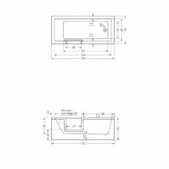 Repabad Livorno Mono Easy Duschbadewanne 170 X 75 Cm, Einstieg Links 11 Repabad Livorno Mono Easy Duschbadewanne 170 X 75 Cm, Einstieg Links -Badezimmer Verkaufs-Shop repabad duschwannen rechteck livorno mono easy 5013590