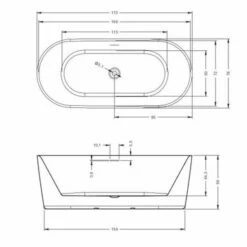 Riho Modesty Freistehende Badewanne 170 X 76 Cm Mit Sparkle Mood 12 Riho Modesty Freistehende Badewanne 170 X 76 Cm Mit Sparkle Mood -Badezimmer Verkaufs-Shop riho badewannen freistehende modesty 170 x 12211144