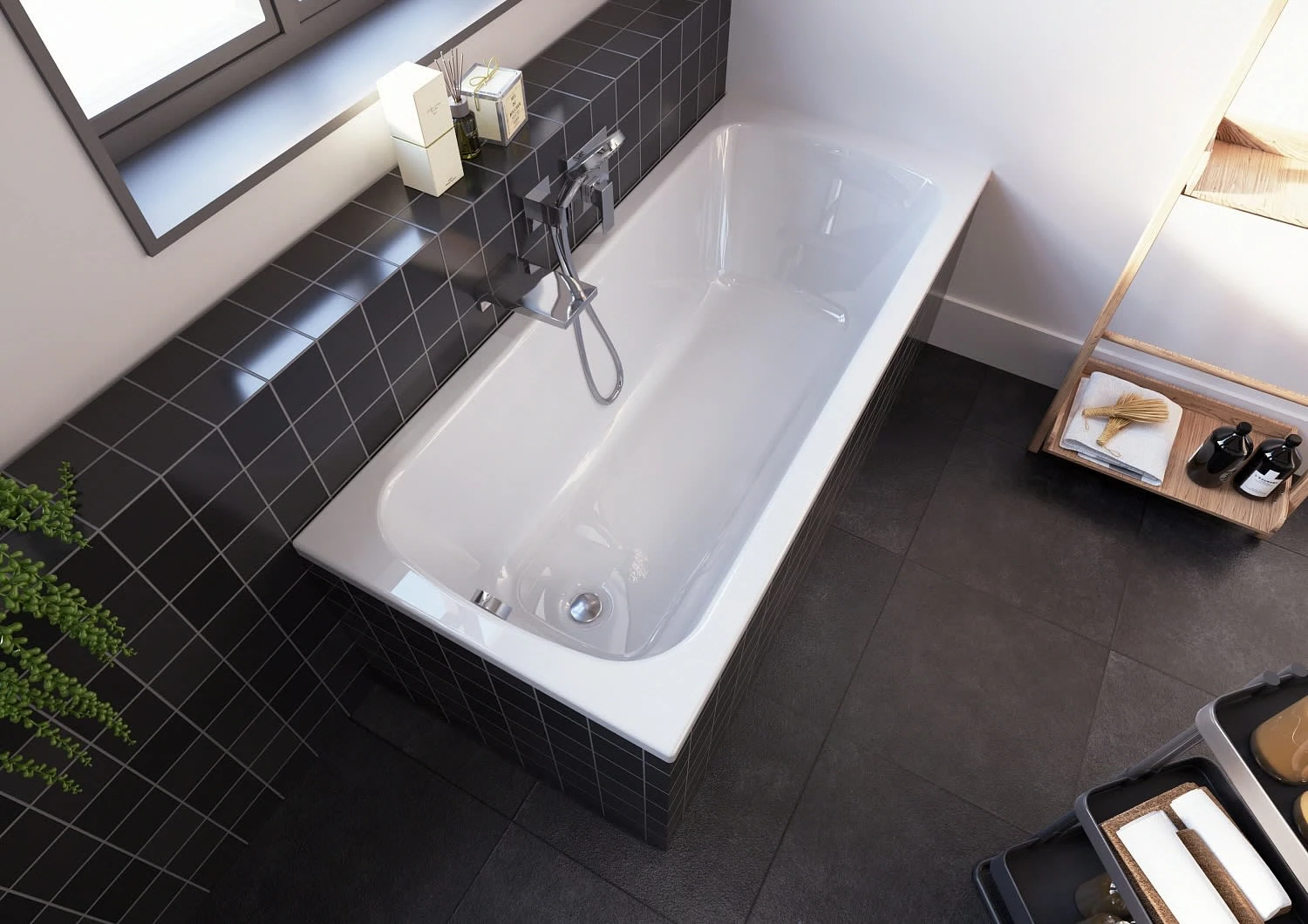 Riho Dola Rechteck-Badewanne 150 X 70 Cm 4 Riho Dola Rechteck-Badewanne 150 X 70 Cm – Bild 2