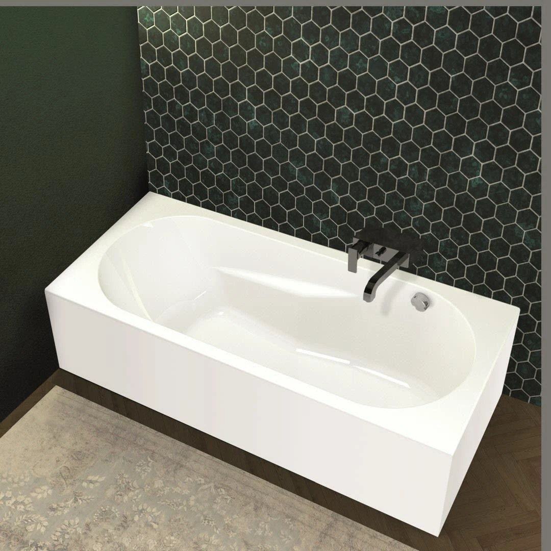 Riho Lazy Rechteck-Badewanne 180 X 80 Cm, Plug & Play, Rechts 3 Riho Lazy Rechteck-Badewanne 180 X 80 Cm, Plug & Play, Rechts