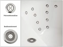 Steinkamp Life Eckbadewanne 180 X 130/65 Cm Mit Aquapunktur, Ecke Links Und Trio MT5 7 Steinkamp Life Eckbadewanne 180 X 130/65 Cm Mit Aquapunktur, Ecke Links Und Trio MT5 -Badezimmer Verkaufs-Shop steinkamp badewannen mit aquapunktur life eckbadewanne 12304962