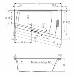 Steinkamp Life Eckbadewanne Mit Whirlsystem 170 X 110/65 Cm, Ecke Links, Inkl. Viega Multiplex Trio MT5 -Badezimmer Verkaufs-Shop steinkamp badewannen mit whirlpool life eckbadewanne 8534428