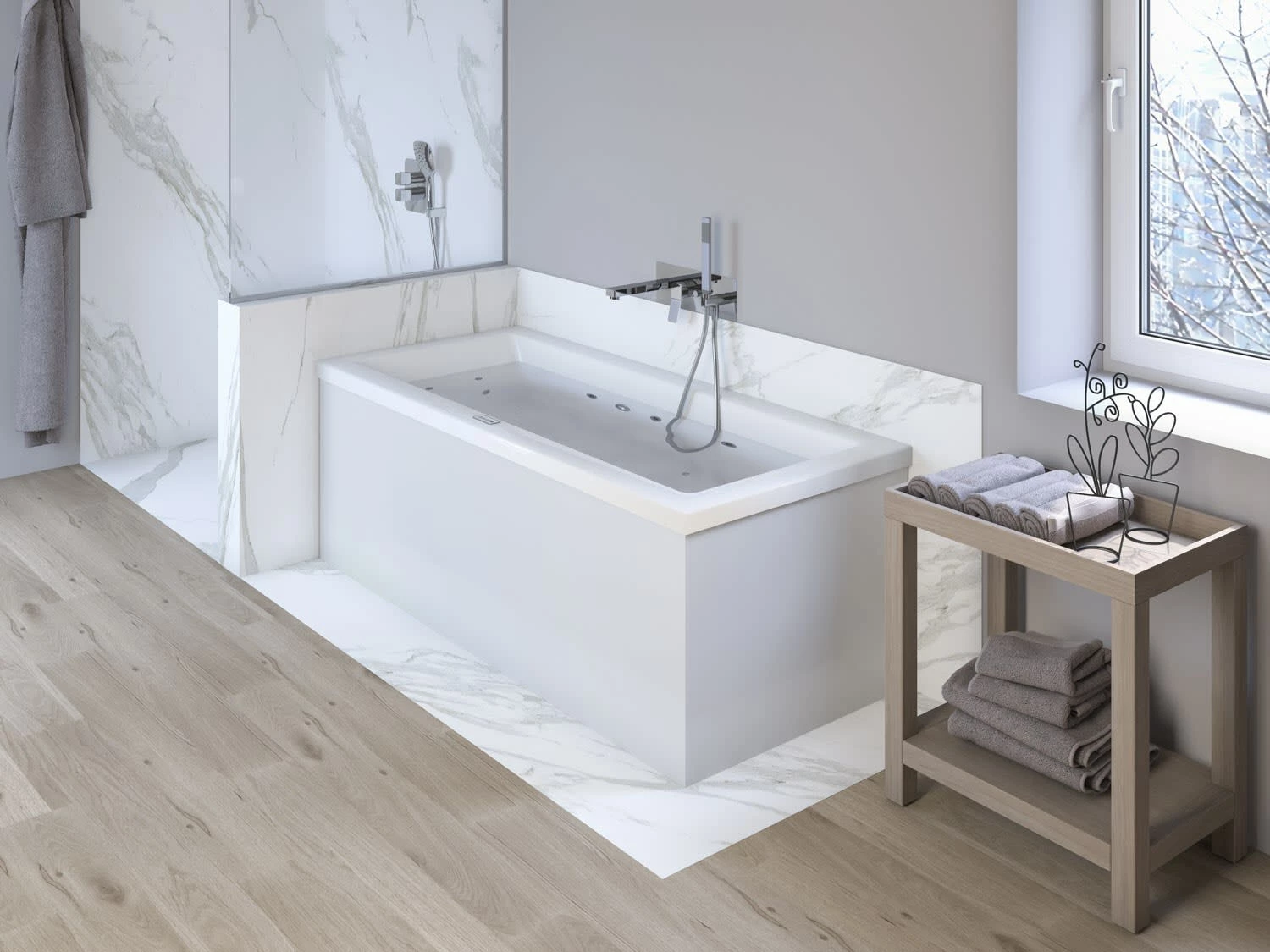 Steinkamp Life Rechteck-Badewanne Mit Whirlsystem 190 X 90 Cm, Inkl. Viega Multiplex Trio MT5 12 Steinkamp Life Rechteck-Badewanne Mit Whirlsystem 190 X 90 Cm, Inkl. Viega Multiplex Trio MT5 – Bild 10