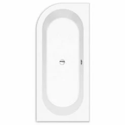 Steinkamp Living Eckbadewanne 180 X 80 Cm Mit Schürze Links, Inkl. Ein-, Ab- Und Überlaufgarnitur MT5