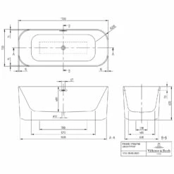 Villeroy & Boch Finion Freistehende Badewanne 170 X 70 Cm Mit Design-Ring, Emotion-Funktion, Wasserzulauf 11 Villeroy & Boch Finion Freistehende Badewanne 170 X 70 Cm Mit Design-Ring, Emotion-Funktion, Wasserzulauf -Badezimmer Verkaufs-Shop villeroy boch alle kollektionen finion badewanne 6955586