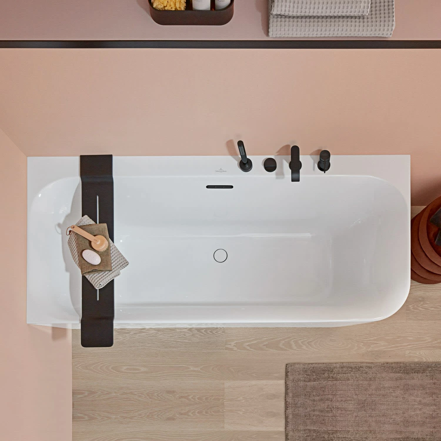 Villeroy & Boch Loop & Friends SQUARE Duo Vorwand-Badewanne, 180 X 80 Cm Für Eckeinbau Links 4 Villeroy & Boch Loop & Friends SQUARE Duo Vorwand-Badewanne, 180 X 80 Cm Für Eckeinbau Links – Bild 2