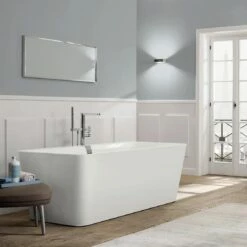 Villeroy & Boch Squaro Edge 12 Duo Badewanne 180 X 80 Cm Freistehend -Badezimmer Verkaufs-Shop villeroy boch badewannen freistehend squaro edge 4701803